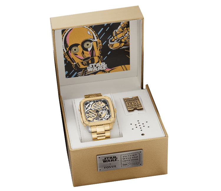 Record Label Thermo sensor Star Wars Special C-3PO C3PO Watch Gold | eBay